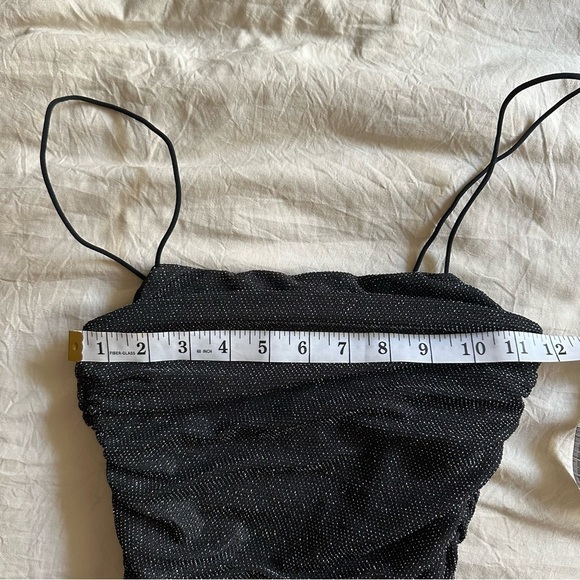 Princess Polly REEVA MINI DRESS BLACK Size 4 - Picture 4 of 11